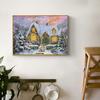 Landscape Canvas Painting Snow Scene Prints Winter Christmas Posters and Prints for Living Room Decoration Home Decor Cuadros