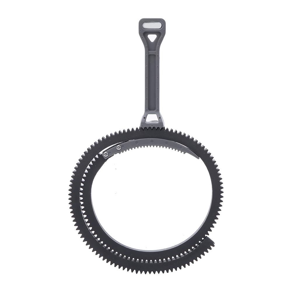 Plastic Durable Adjustable Zoom Follow Focus Focusing Handle Lever with Gear Ring for DSLR
