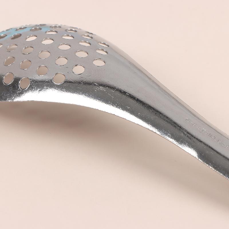 56 Holes Molecular Cuisine Caviar Spoon Colander Egg Yolk Caviar Colander