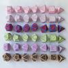 7pcs/set New Hollow Acrylic Number Dice for DND Cthulhu COC TRPG Board Game Running Team Polyhedral Dice DND Dice Set