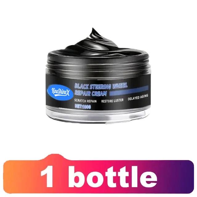 Q19 Repair Paste for Car Steering Wheels - Restores Black Gloss, Removes Peeling & Cracking, Plastic-Like Finish, Easy Applicati