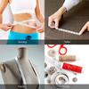 1.5m Body Measurement Ruler Sewing Tailor Tape Measure Mini Soft Flat Ruler Centimeter Gauge Sewing Tape Measure Random Color