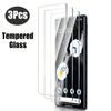 3pcs Full Cover Tempered Glass Screen Protector For Google Pixel 6 6A 7 7A 8 Pro 8A 9H Glass Film High Definition Clear Screen Protection Anti Scratch