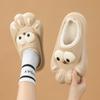 Winter Couple Plus Size Fashionable Lightweight and Plush Warm Slippers Cotton Shoes Men's and Women's Casual Cotton Slippers 36-45