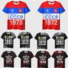Retro CCCP 1973 Russian Men's 3D Print T-Shirts Fashion USSR Soviet Union Pattern Short Sleeve Tee Shirt Street Top Clothing