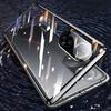 360 Double Glass Shell Magnetic Adsorption Case For Huawei Pura 70 P60 50 40 Pro Honor 80 70 Mate 60 50 40 Pro Full Lens Protector Phone Cover