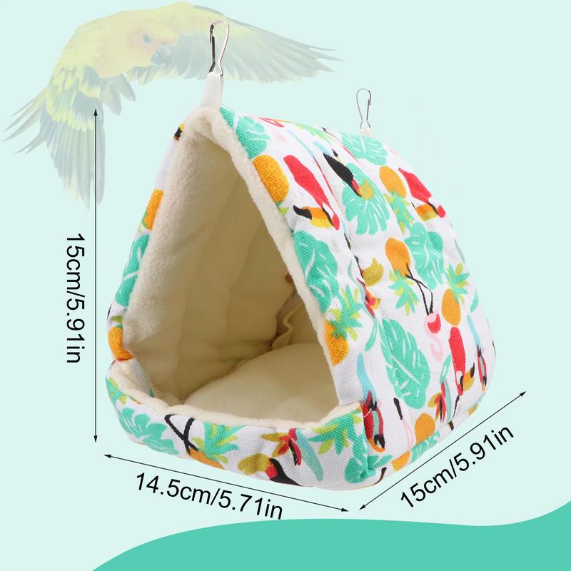 Hammock Nest For Bird Cage Warm Nesting Hammock House For Winter Birds Indoor Outdoor Decoration Pet Habitat For Small To Medium