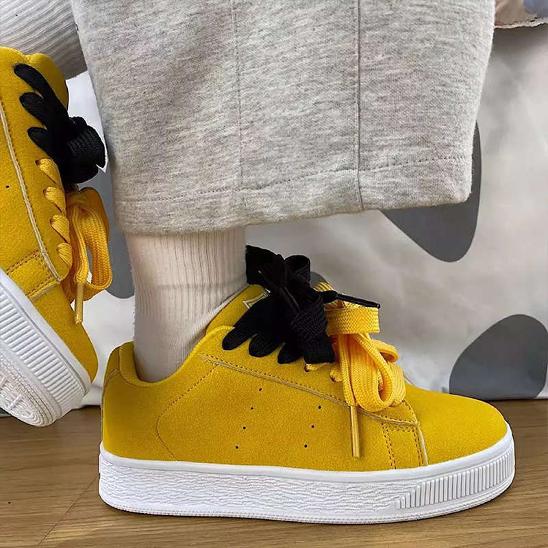 Board Shoes American High Street New Casual Bread Shoes Women's Spring and Autumn New Couple Black Shoes Sneakers Women