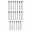 20 Pieces Test Tubes with Cork Stoppers, Beads Storage, Multipurpose, Sample Storage for Plant