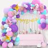 Unicorn Color Balloon Garland Arch Kit Rainbow Wedding Birthday Party Decor Kids Baby Shower Birthday Latex Balloons
