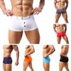 Men's Bulge Pouch Boxers Button Fly Belt Underpants
