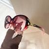 Non-Polarized New Large Frame Oval Shape Sunglasses Women's Fashion Vintage Sun Glasses Women Outdoor Travel Eyewear