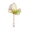 Butterfly Brooch Bon Brooch Accessories Zirconia Jewelry Elegant Ceremony Spring Summer Animals Insects Student Gift Birthday Event Women's Men's