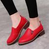 Fashion Women Flat Lace-Up Oxford Shoes Soft Leather Sneakers Low Medium Pumps Slip On Loafers Summer Footwear for Woman 2024