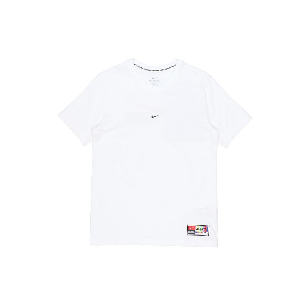 Nike FC Seasonal Graphic Print Sports Crew Neck Short Sleeve T-Shirt Men Tops White DH3703-100
