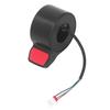 Electric Bike Thumb Throttle ABS Finger Throttle Thumb Accelerator Replacement Part for Electric Scooter