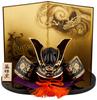 Satsuki Made In Gold Successful Helmet Dragon and Tiger Screen [Yakushi Kiln] Doll, Japan, Boy's Festival, Mini, Compact, Palm-sized, Ceramic, Color,