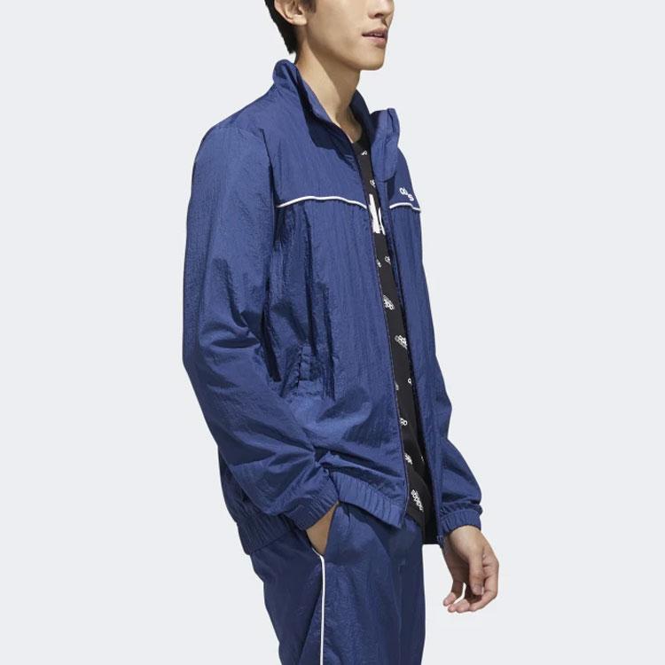 Adidas Sports Jacket Men Tops Tech-Blue FM6075