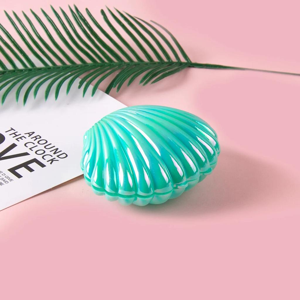5pcs Shell-Shaped Plastic Candy Boxes - Perfect for Baby Showers, Weddings, Mermaid Birthday Parties, and Favors
