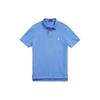 Polo Logo Embroidered Short Sleeve Polo Shirt Men Tops Cornflower-Blue 710536856-403