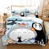 My Neighbor Totoro Cartoon 3d Bedding Set Anime Twin Full Queen King Comforter Cover Set with Pillowcase 2/3pcs Duvet Cover Sets
