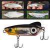 6.5CM/18G/24G Fishing Lure Light with Treble Hook Long Casting Sinking Artificial Bait with 3 Colors LED Light Saltwater Freshwater Bass Walleye