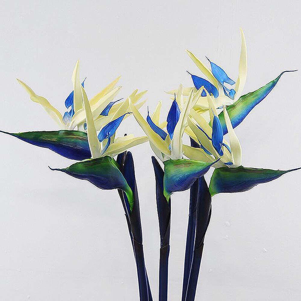 Nearly Wedding Home Decor Long Stem Silk Crane Latex Flowers Artificial Flowers Tropical Flowers