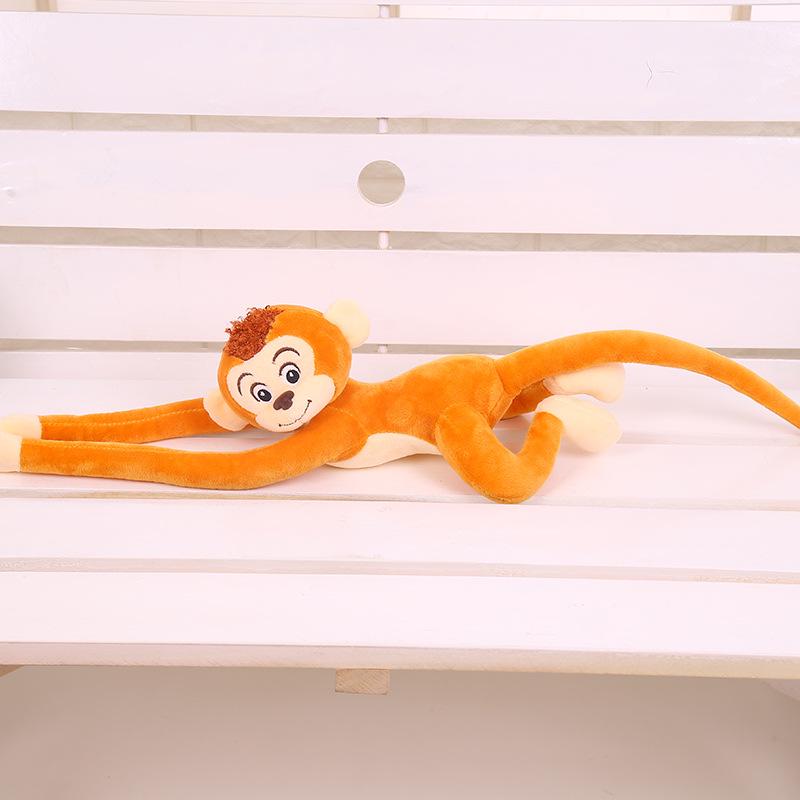 Plush Long-Armed Monkey Doll - Super Soft Hanging Monkey Pillow Birthday Gift for Girls