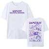 Women Tees KPop Demon Hunters Huntrix T-shirt Summer Loose Unisex Streetwear Hip Hop Fashion T Shirt Film Graphic Print Tshirts