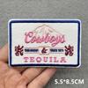 West Cowboys Embroidery Patch Iron On Patches For Clothing Jacket Stickers Letters Patches On Clothes DIY Sewing Applique