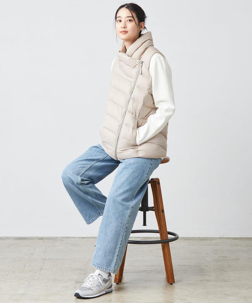 LL Bean Boundless Down Puffer US Size Dark 1000104513 Women's Vest, Fit, Petite, L, Black,