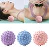 Hard Massage Ball with Nubs Spiked Hedgehog Ball Foot Hand Back Muscle Massage Ball Plantar Fasciitis Myofascial Relaxation Pain Relief Massage Ball