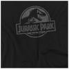 Jurassic Park Mens Monochrome Logo T-Shirt