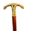 93.98 Cm Walking Stick With Brass Anchor Handle Handcrafted Wooden A Companion for Style