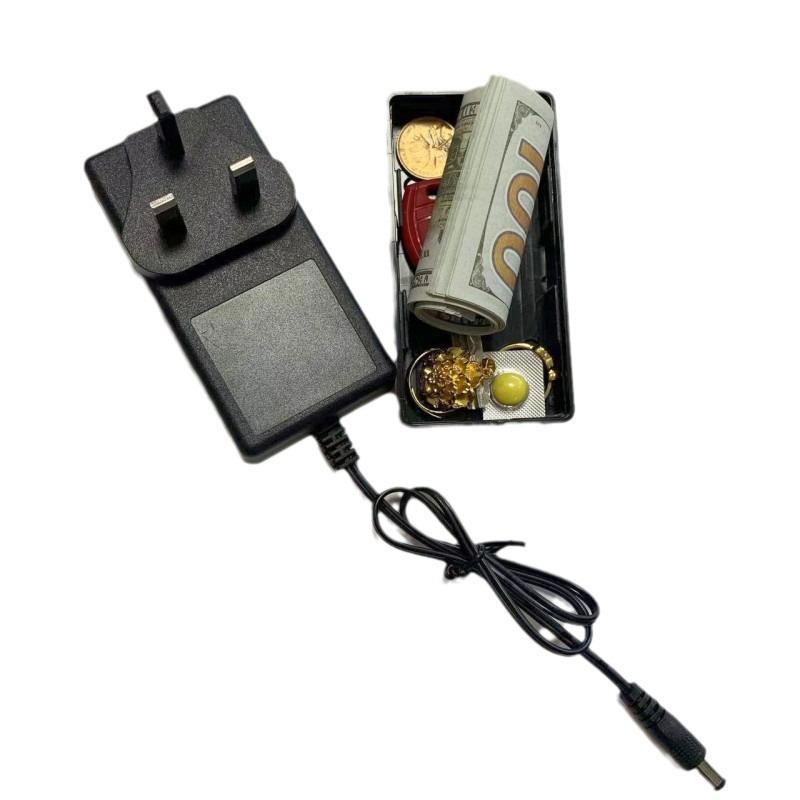 Diversion Simulated Charger Safe Secret Hide Money Safe Stash It Key Jewellery Small Items Anti-thief Mini Safe