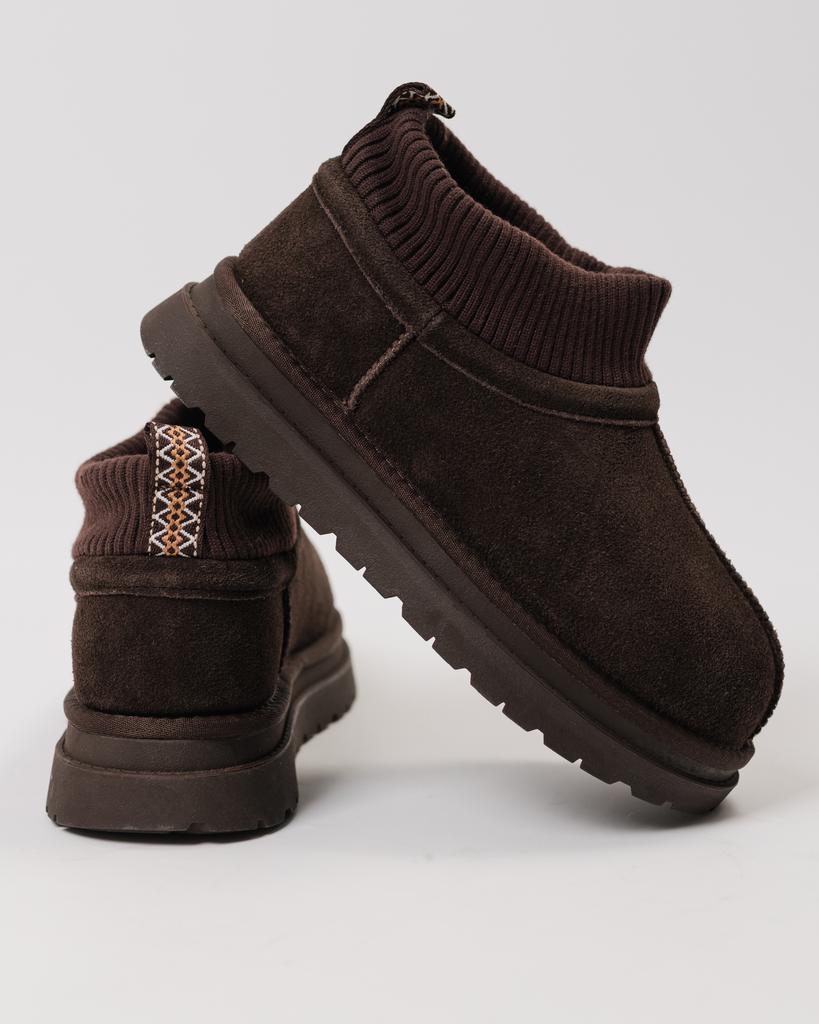 Ugg Short with Sock Lola Andy 12082 36 Chocolate Suede Wool