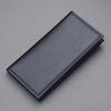 Men's Ultra-Thin Litchi Pattern Leather Wallet with Multiple Card Slots