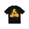 Tri-To-Help Charity Limited Edition Orange Triangle Short Sleeve T-Shirt Unisex Tops Black P18TS236