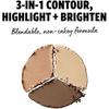 NYX Professional Makeup Contouring - 3 Steps To Sculpt Face Sculpting Palette - Light