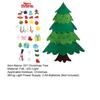 DIY Felt Christmas Tree for Toddlers Wall Hanging Christmas Tree Kit Interactive Kids DIY Crafts for Holiday Party Supplies
