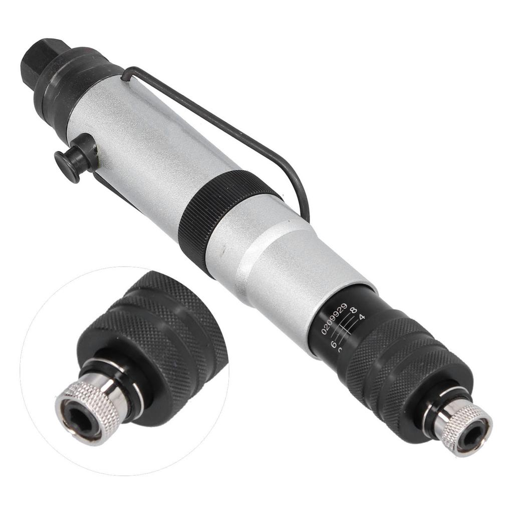 1 4in Clutch Type Pneumatic Screwdriver Contact Pressure Adjustable Torque Control Screwdrive