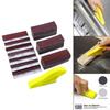Compact Handheld Sander Set with 70 Sanding Sheets for Projects