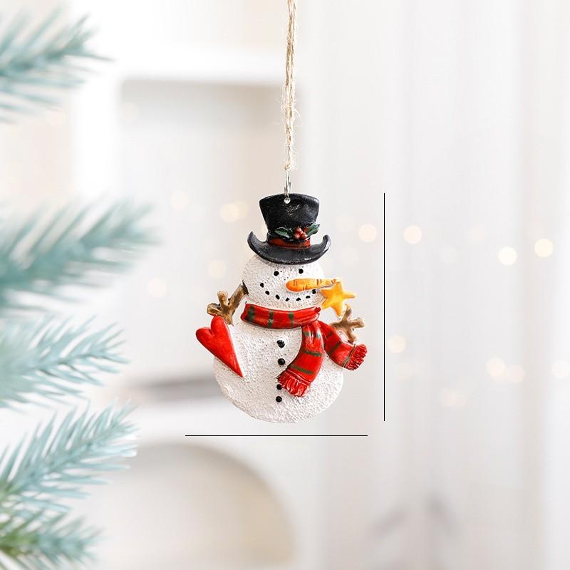 Santa Ornaments Christmas Snowman Gnome Festive Decorations Holiday Supplies