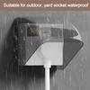 Socket Waterproof Box Electric Plug Rainproof Cover Protection Socket Switch Protective Cover