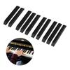 10Pcs Piano Keyboard Key Top Piano Repair Black Keys Plastic Piano Keytops Replacement Key Piano Repair Parts Enduring