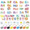 PVC Alphabet Numbers Wall Decals Removable Wall Stickers Peel and Stick Kids Toddlers