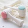 Facial Wash Brush Soft And Elastic Silicone Facial Cleanser Manual Massage Double-Sided Deep Cleansing Pores