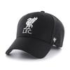 Casquette - MVP FC Liverpool - Noir - Ajustable - Décontractée - 85% Acrylique
