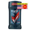 Degree Deodorant 72-hour Lasting Motion Sense Antiperspirant, 3 Units, 74g