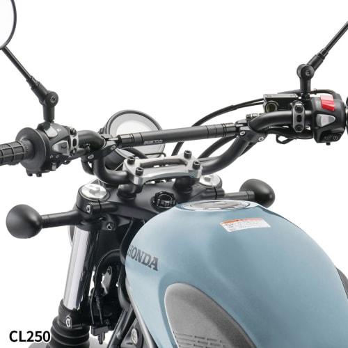 ZETA RACING Adjustable Mount Bar Handle Brace Type Maximum Use of Mounting Space with Dedicated Spacer Compatible with Bar Handles Without Braces (22.